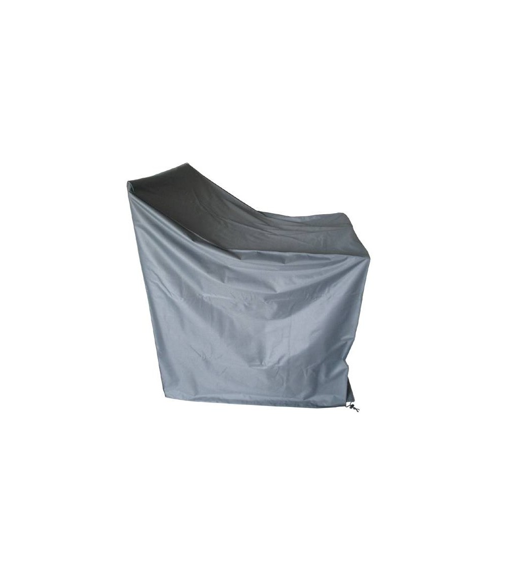 TRIPEL - Housse hydrofuge avec protection anti-UV pour chaise empilable de  jardin, gris, 27 x 28 po