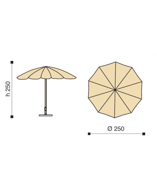 Parasol FLOS 250