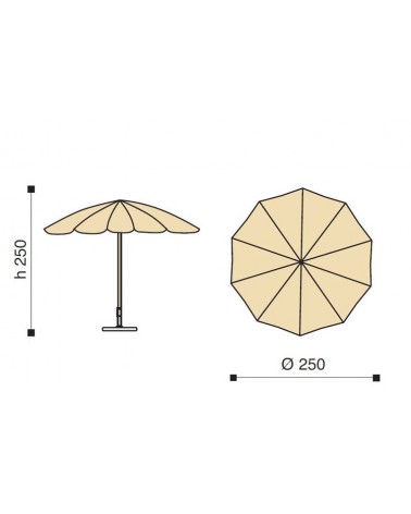 Parasol FLOS 250