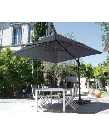 Parasol déporté ROMA 3x3 ProloisirsParasol mât déporté