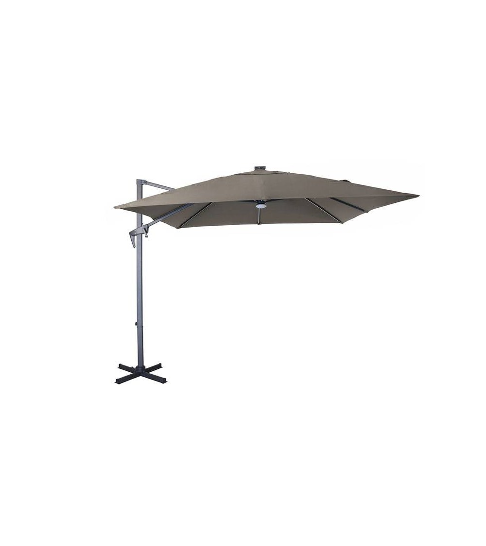 Parasol déporté NH 2,7x2,7 LED  ProloisirsParasol mât déporté