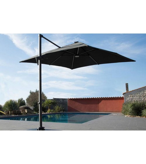 Parasol déporté NH 2,7x2,7 LED  ProloisirsParasol mât déporté