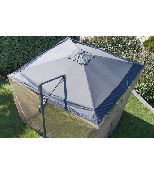 Moustiquaire pour parasol déporté 300x300 Housse et accessoire