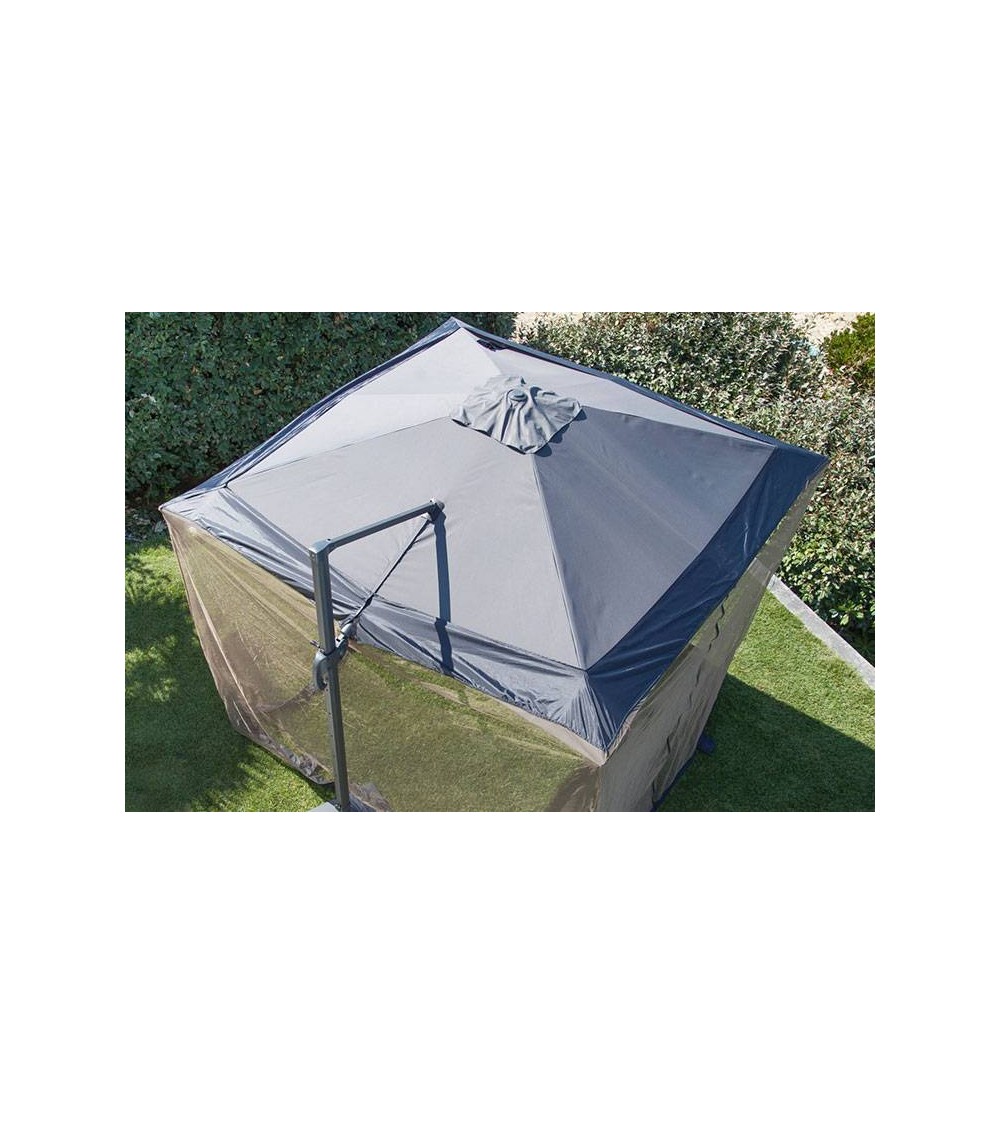 Moustiquaire pour parasol déporté 300x300 Housse et accessoire