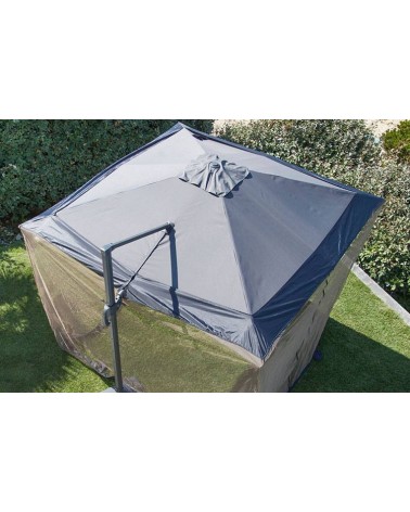 Moustiquaire pour parasol déporté 300x300 Housse et accessoire