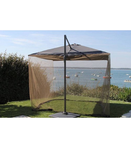 Moustiquaire pour parasol 3x3 m. - Proloisirs