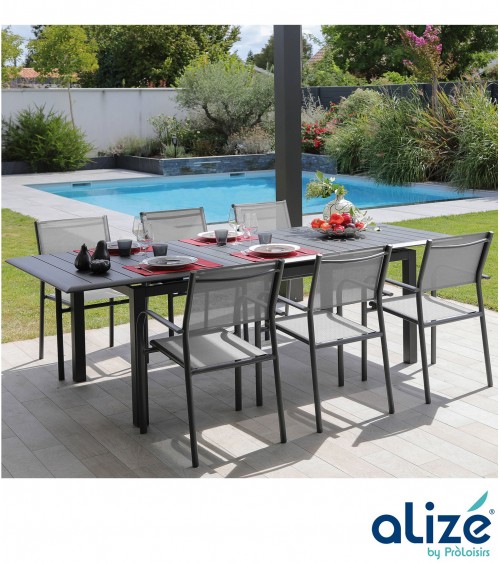 Table LOUISIANE 187/247   AlizéTables de jardin