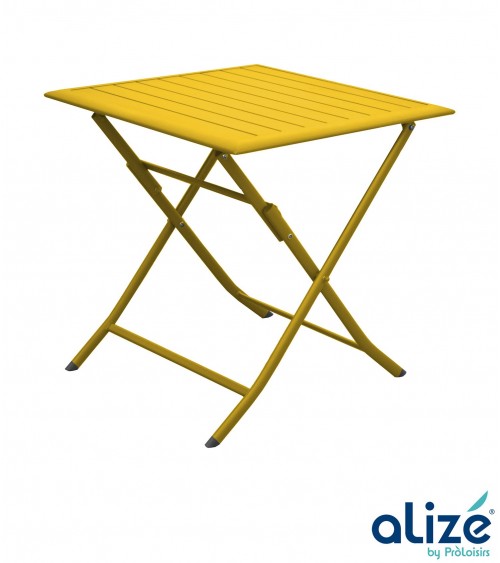 Table LORITA 70x70    AlizéTables guéridon pliant