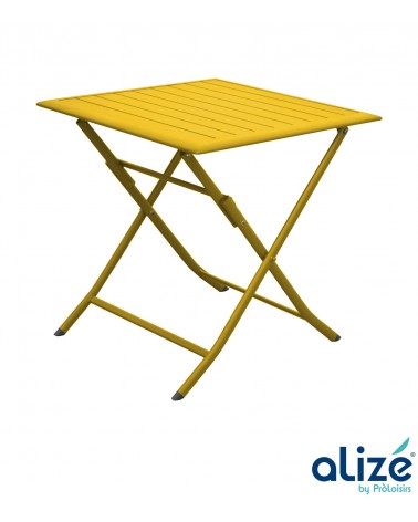 Table LORITA 70x70    AlizéTables guéridon pliant