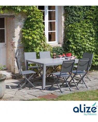 Chaise de jardin pliante THEMA BRUSH   AlizéChaises & fauteuils