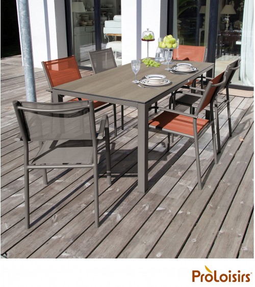 Table de jardin STONEO 180 HPL   ProloisirsTables de jardin