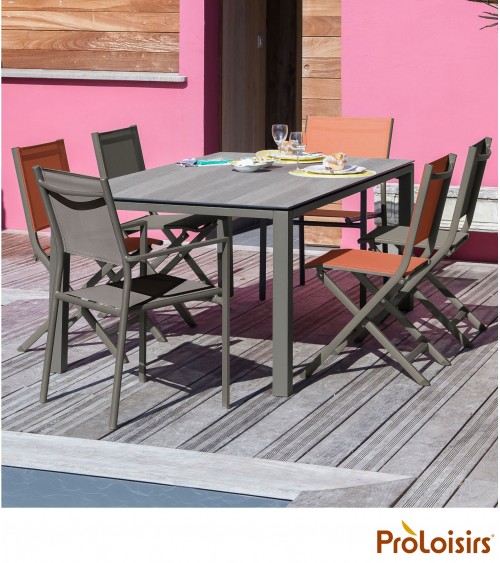 Table de jardin STONEO 180 HPL   ProloisirsTables de jardin