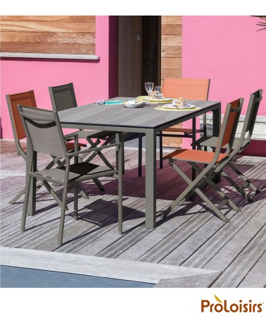 Table de jardin STONEO 180 HPL   ProloisirsTables de jardin