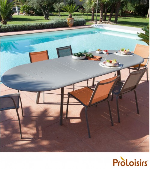 Table de jardin BRASA 220/280   ProloisirsTables de jardin