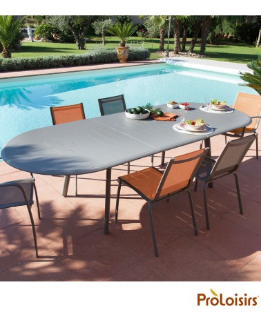 Table de jardin BRASA 220/280   ProloisirsTables de jardin