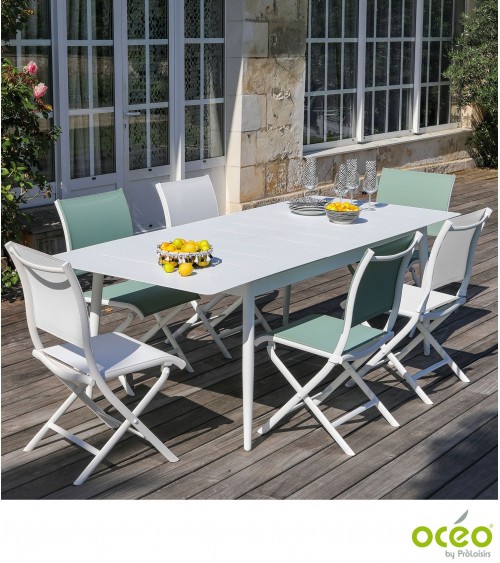 Table DUBLIN 180/240   OcéoTables de jardin