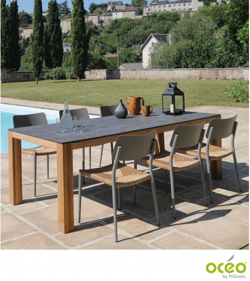 Table ASOLA 210 plateau Trespa®   OcéoTables de jardin