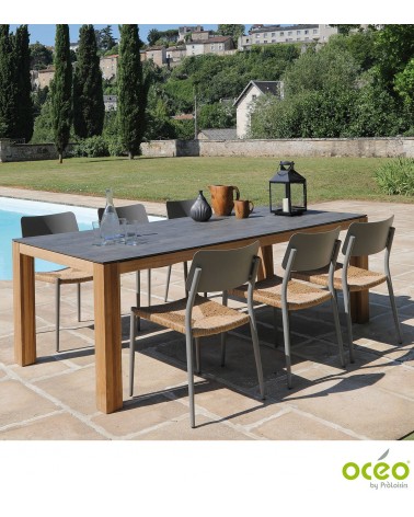 Table ASOLA 210 plateau Trespa®   OcéoTables de jardin