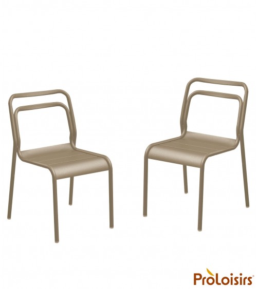 Chaise EOS Coloris:Châssis Sand / Assise Sand Eco-participation    :Prix de vente comprenant l' éco-participation de 0,25 € TTC 