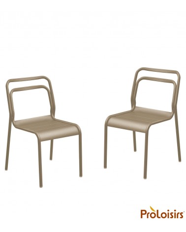 Chaise EOS Coloris:Châssis Sand / Assise Sand Eco-participation    :Prix de vente comprenant l' éco-participation de 0,25 € TTC 