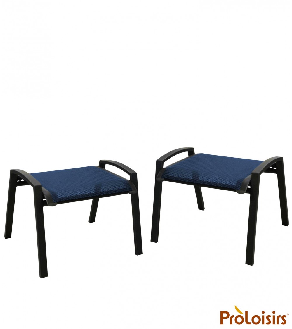 Tabouret ELEGANCE Coloris:Châssis Graphite / Assise Bleu Eco-participation    :Prix de vente comprenant l' éco-participation de 