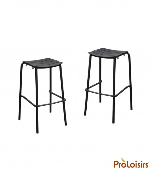 Tabouret haut PERFECT Coloris:Châssis Graphite / Assise Graphite Eco-participation    :Prix de vente comprenant l' éco-participa