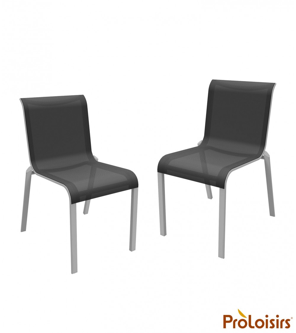 Chaise CAURO Coloris:Châssis Blanc / Assise Graphite Eco-participation    :Prix de vente comprenant l' éco-participation de 0,25