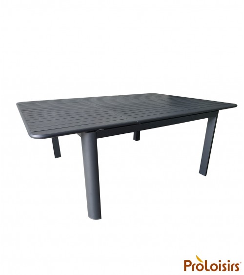 TABLE EOS 140/200 Coloris:Châssis Graphite / Plateau Graphite Eco-participation    :Prix de vente comprenant l' éco-participatio