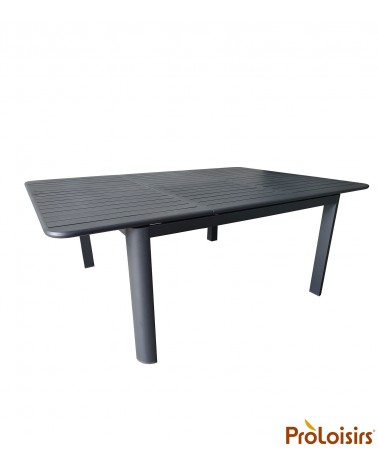 TABLE EOS 140/200 Coloris:Châssis Graphite / Plateau Graphite Eco-participation    :Prix de vente comprenant l' éco-participatio