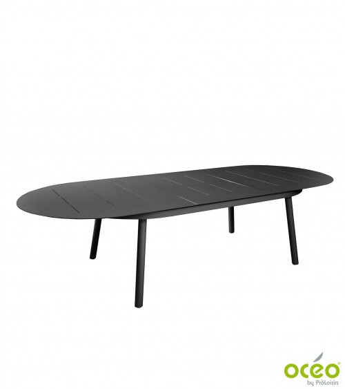 Table DUBLIN 230/300 Coloris:Châssis Graphite / Plateau Graphite Eco-participation    :Prix de vente comprenant l' éco-participa
