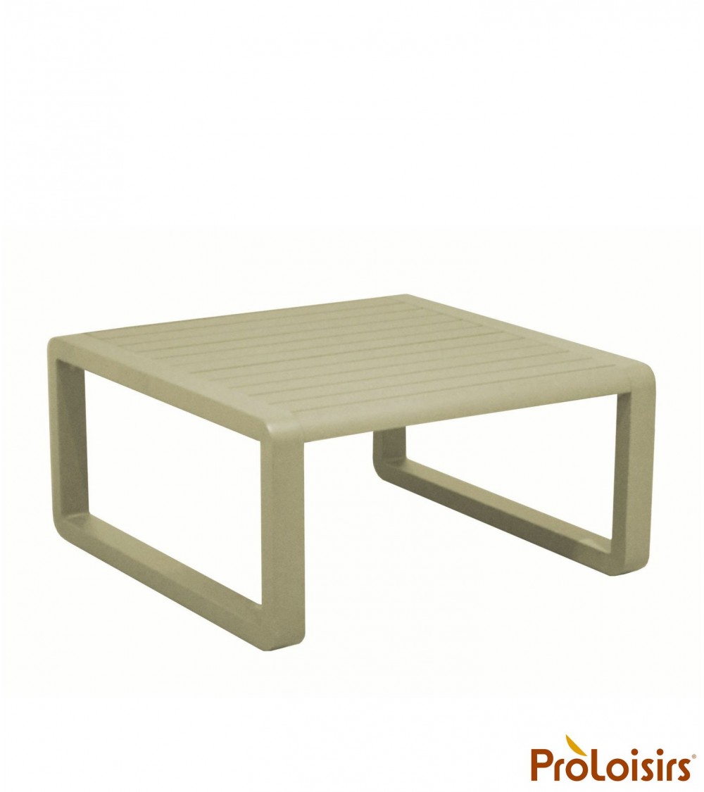 Table basse TONIO 80x80 Coloris:Châssis Sauge / Plateau Sauge Eco-participation    :Prix de vente comprenant l' éco-participatio