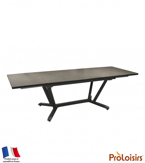 Table VITA 150/200/250 plateau Kedra® Coloris:Châssis Graphite/Plateau Kedra® Alley Eco-participation    :Prix de vente comprena