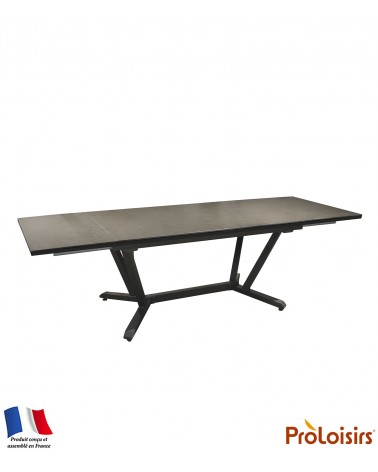 Table VITA 150/200/250 plateau Kedra® Coloris:Châssis Graphite/Plateau Kedra® Alley Eco-participation    :Prix de vente comprena