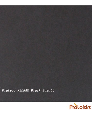 Table ronde FERRONE 150 plateau Kedra® Coloris:Châssis Graphite/Plateau Kedra® Black Basalt Eco-participation    :Prix de vente 