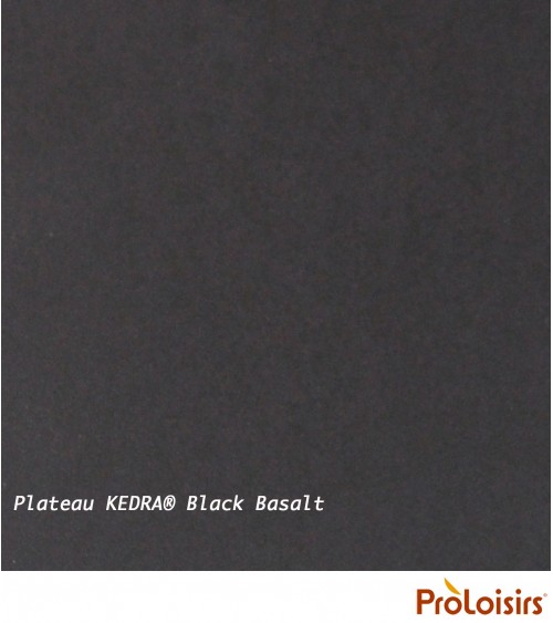 Table STONEO 220 plateau Kedra® Coloris:Châssis Graphite/Plateau Kedra® Black B. Eco-participation    :Prix de vente comprenant 