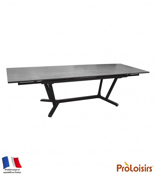 Table VITA 180/230/280 plateau Kedra® Coloris:Châssis Graphite/Plateau Kedra® Lucca Eco-participation    :Prix de vente comprena