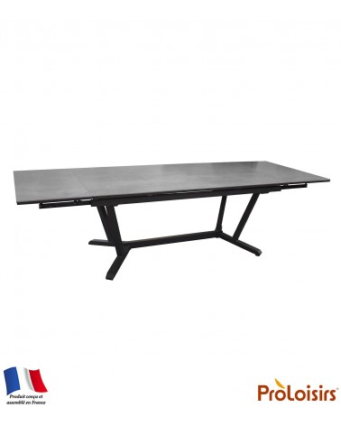 Table VITA 180/230/280 plateau Kedra® Coloris:Châssis Graphite/Plateau Kedra® Lucca Eco-participation    :Prix de vente comprena