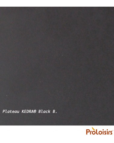 Table VITA 180/230/280 plateau Kedra® Coloris:Châssis Graphite/Plateau Kedra® Black B. Eco-participation    :Prix de vente compr