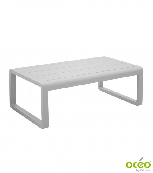 Table basse rectangulaire ANTONINO Coloris:Châssis Blanc / Plateau Blanc Eco-participation    :Prix de vente comprenant l' éco-p