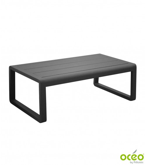 Table basse rectangulaire ANTONINO Coloris:Châssis Graphite / Plateau Graphite Eco-participation    :Prix de vente comprenant l'