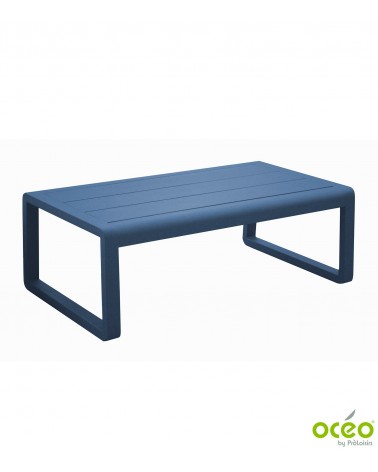 Table basse rectangulaire ANTONINO Coloris:Châssis Bleu/Plateau Bleu Eco-participation    :Prix de vente comprenant l' éco-parti