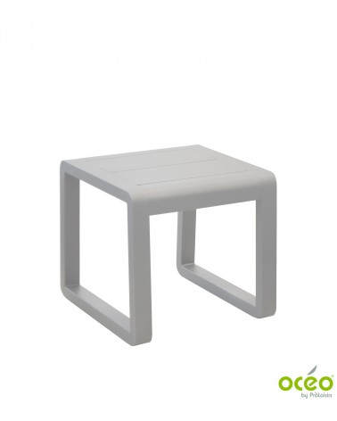 Table basse ANTONINO Coloris:Châssis Blanc / Plateau Blanc Eco-participation    :Prix de vente comprenant l' éco-participation d
