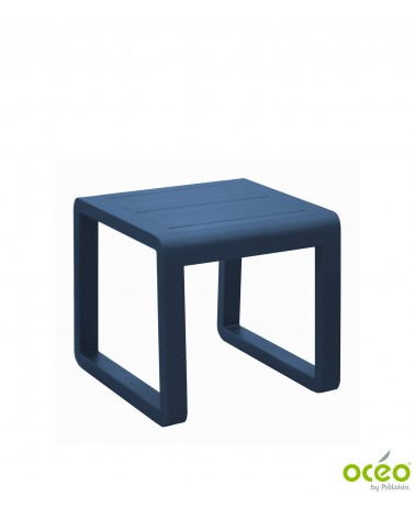Table basse ANTONINO Coloris:Châssis Bleu/Plateau Bleu Eco-participation    :Prix de vente comprenant l' éco-participation de 0,