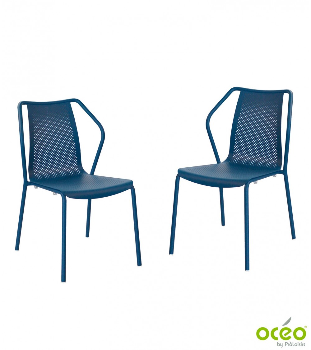 Chaise BARI Coloris:Châssis Bleu / Assise Bleu Eco-participation    :Prix de vente comprenant l' éco-participation de 0,40 € TTC