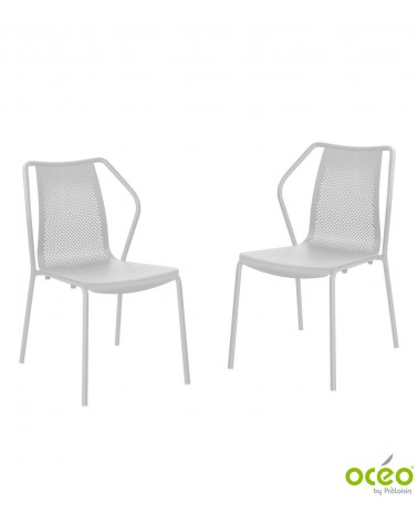 Chaise BARI Coloris:Châssis Blanc/Assise Blanc Eco-participation    :Prix de vente comprenant l' éco-participation de 0,40 € TTC