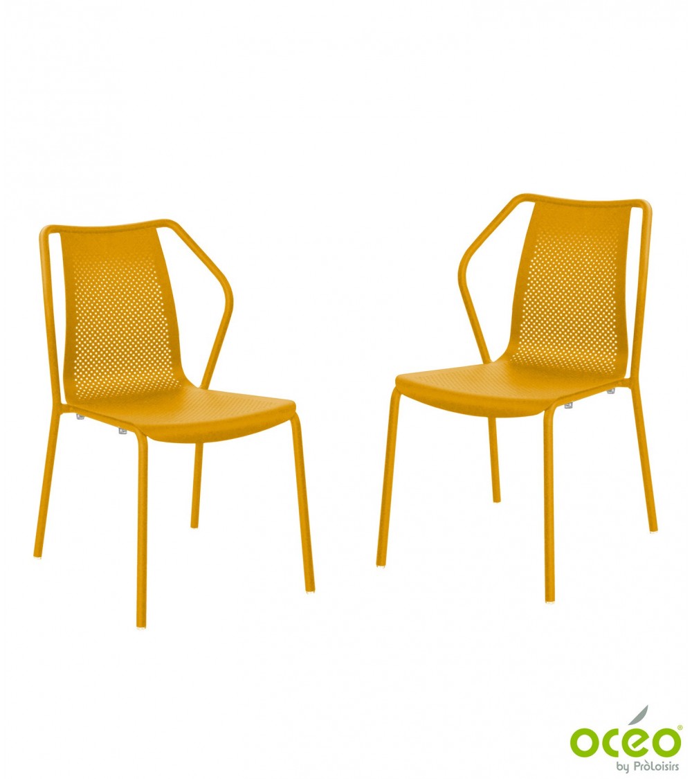 Chaise BARI Coloris:Châssis Miel / Assise Miel Eco-participation    :Prix de vente comprenant l' éco-participation de 0,40 € TTC