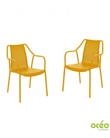 Fauteuil BARI Coloris:Châssis Miel / Assise Miel Eco-participation    :Prix de vente comprenant l' éco-participation de 0,40 € T