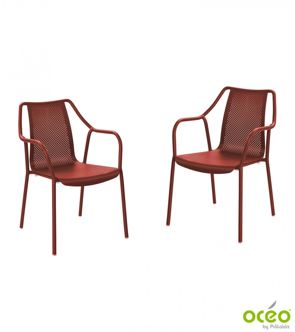 Fauteuil BARI Coloris:Châssis Rouge / Assise Rouge Eco-participation    :Prix de vente comprenant l' éco-participation de 0,40 €