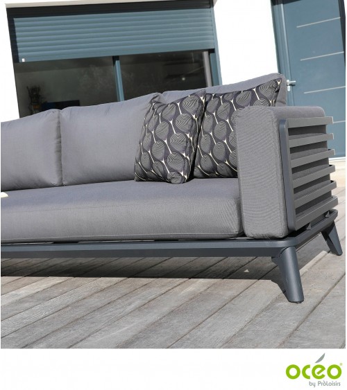 Ensemble détente MOSS II (Set complet) Coloris:Châssis Graphite/Coussins Graphite Eco-participation    :Prix de vente comprenant