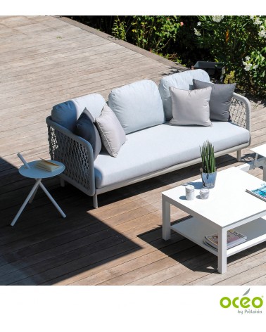 Canapé 3 places CLUB Coloris:Châssis Light-grey/Assise Coussin Light-grey Eco-participation    :Prix de vente comprenant l' éco-